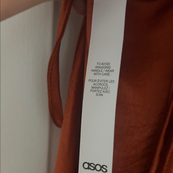 ASOS Rust Backless Slip Dress - Picture 4 of 10